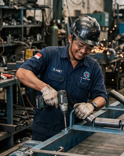 Pembuatan service conveyor cikarang